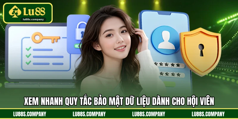  Xem nhanh quy tắc bảo mật dữ liệu dành cho hội viên